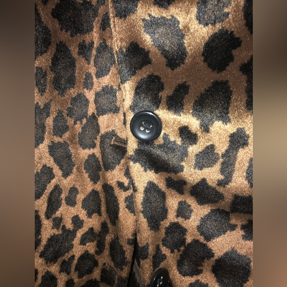 Rare Vintage Express Leopard Blazer Coat - Picture 6 of 6